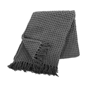 Pătură din bumbac tiseco home studio waffle, 130 x 170 cm, gri