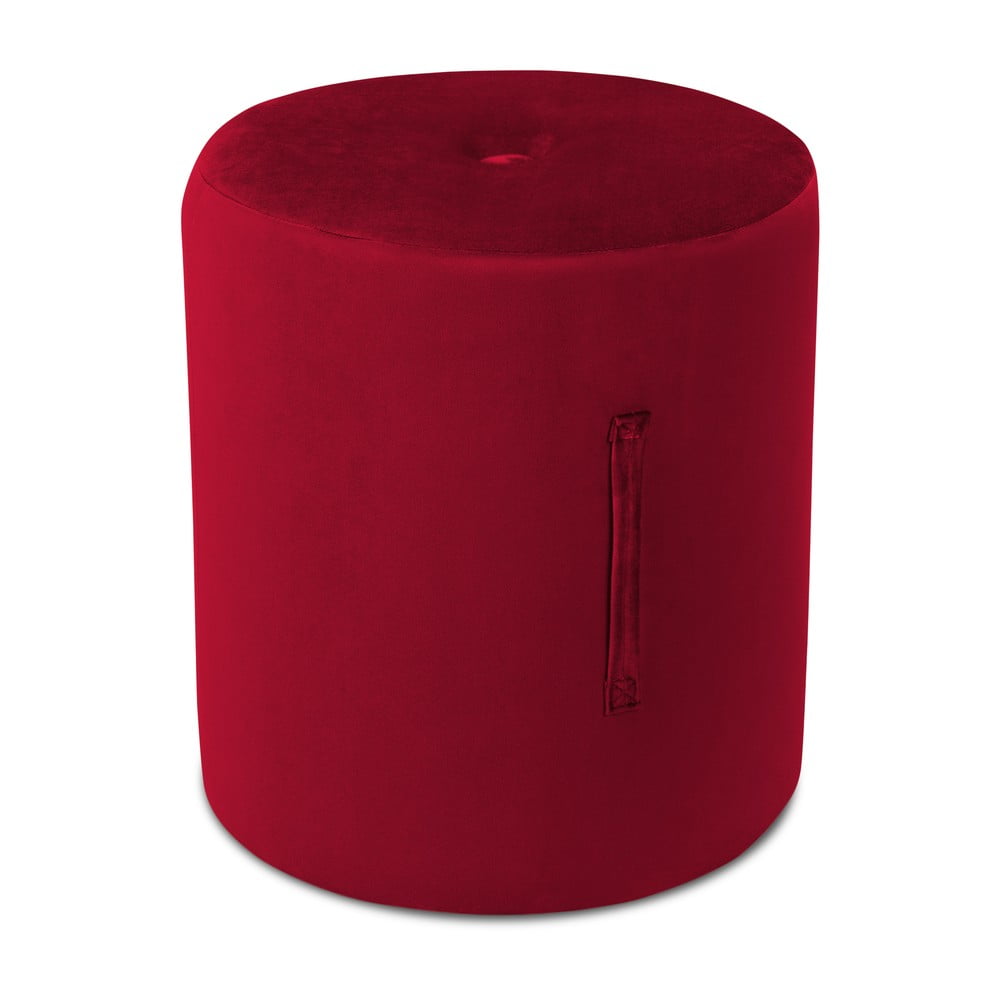 Puf Mazzini Sofas Fiore, ⌀ 40 cm, roșu bonami.ro imagine 2022