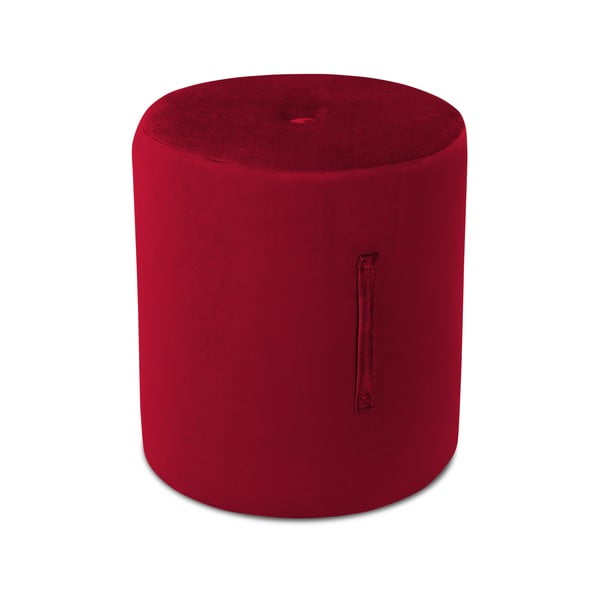 Puf Mazzini Sofas Fiore, ⌀ 40 cm, roșu