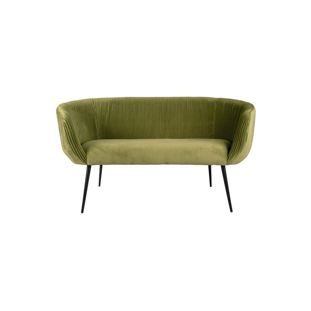 Canapea verde cu tapițerie de catifea majestic - leitmotiv