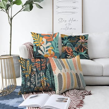 Set 4 fețe de pernă minimalist cushion covers colorful, 55 x 55 cm