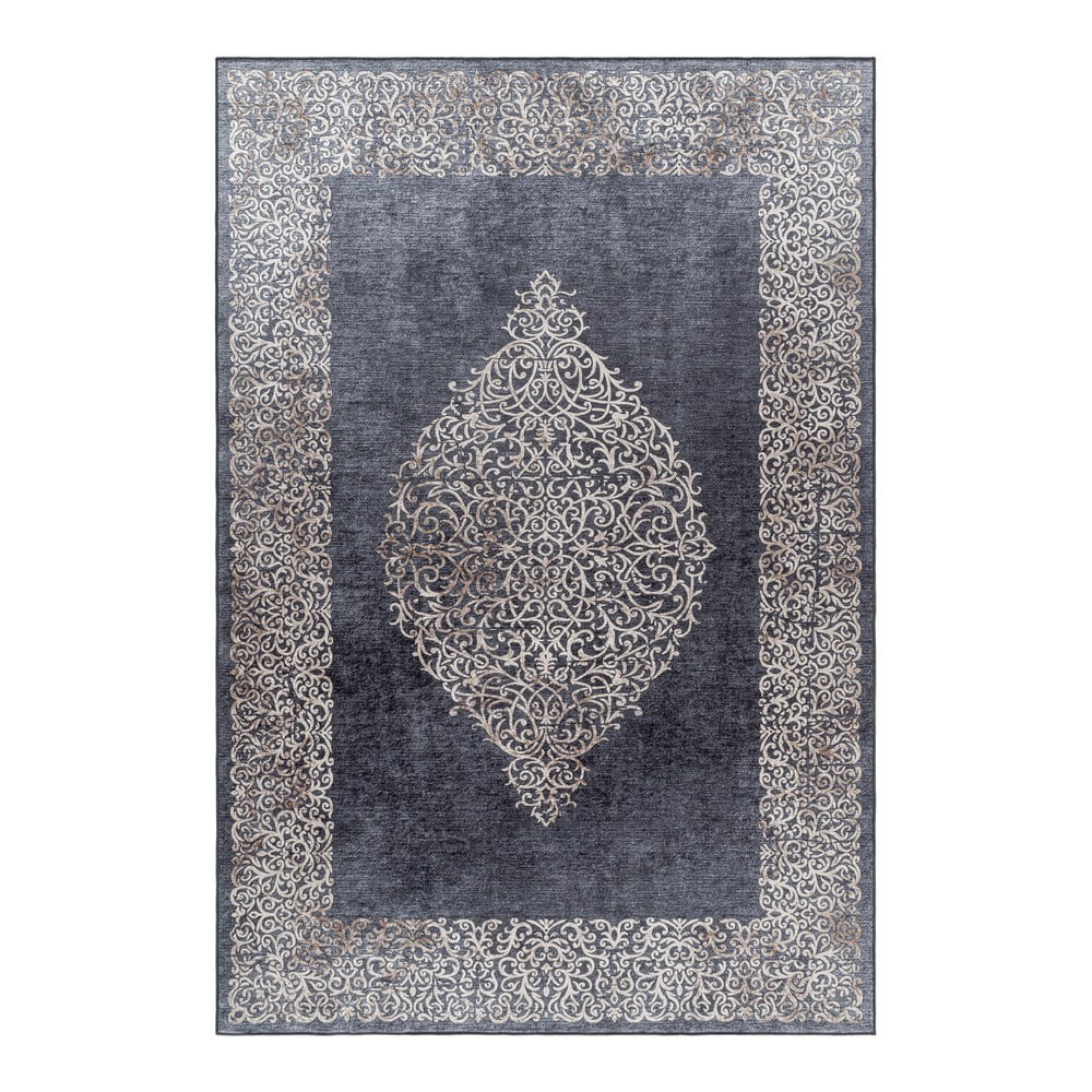 Covor gri antracit lavabil 80x150 cm Fiesta – Ayyildiz Carpets