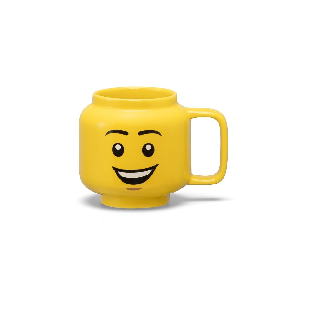 Cană pentru copii galben din ceramică 255 ml Head – LEGO®