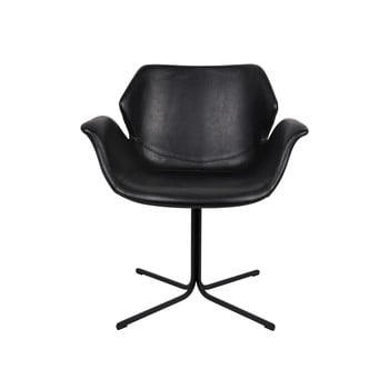 Set 2 scaune cu cotiere zuiver nikki, negru