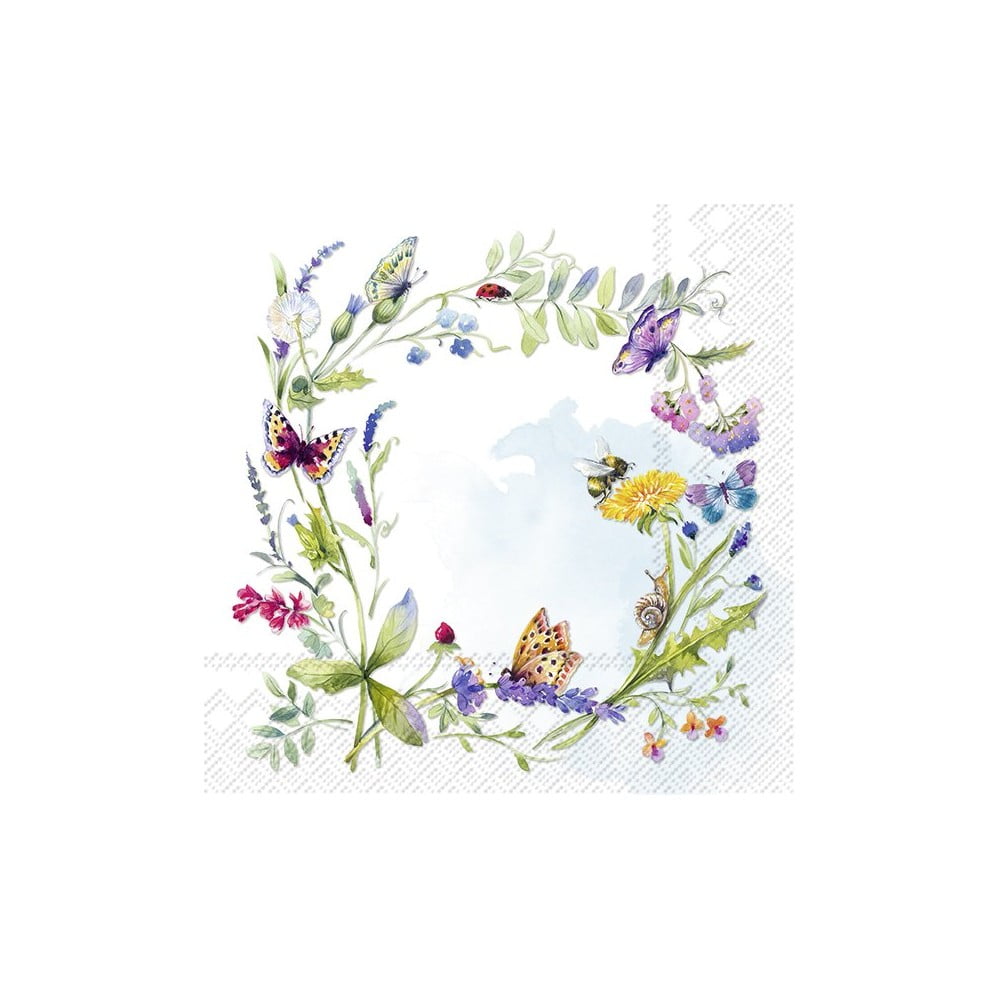 Șervețele din hârtie 20 buc. spring wreath - ihr