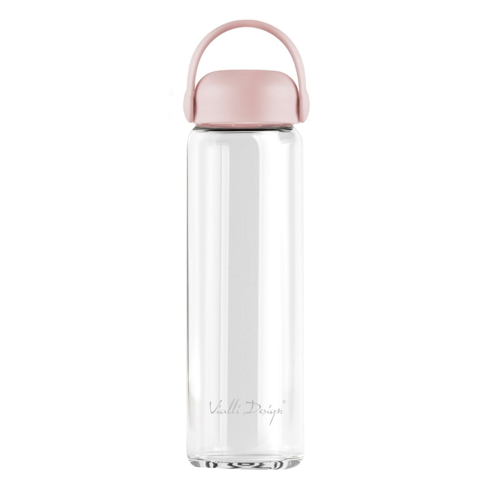 Sticlă roz din sticlă 540 ml Fuori – Vialli Design