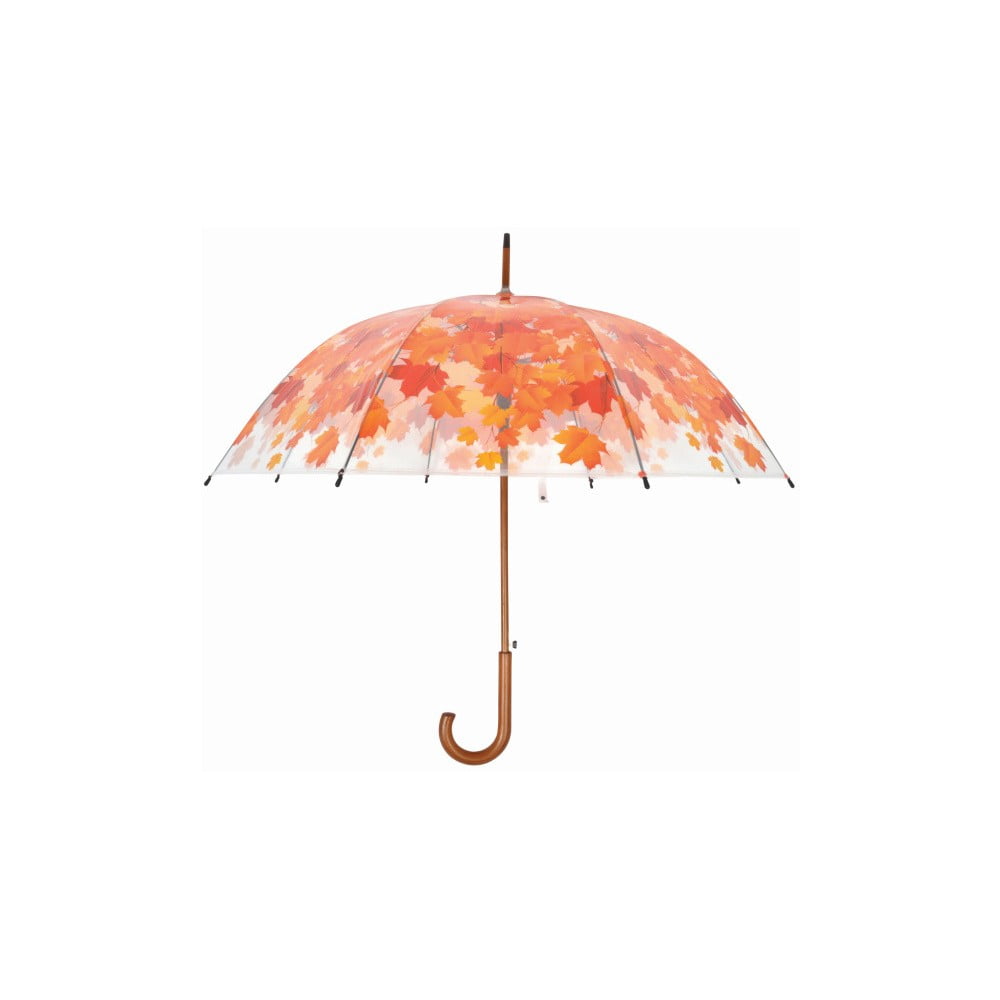 Umbrelă transparentă Esschert Design Ambiance Birdcage Fall Leaves, ⌀ 93 cm bonami.ro