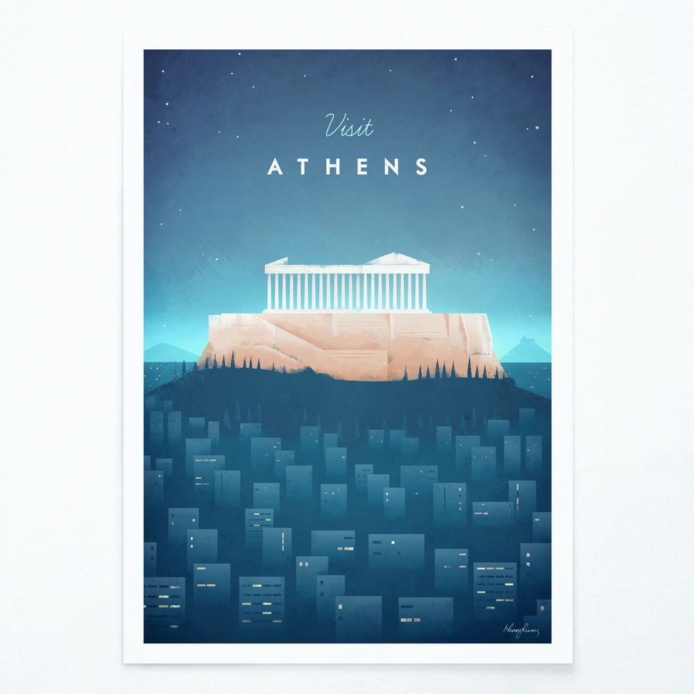 Poster Travelposter Athens, A3 bonami.ro imagine 2022
