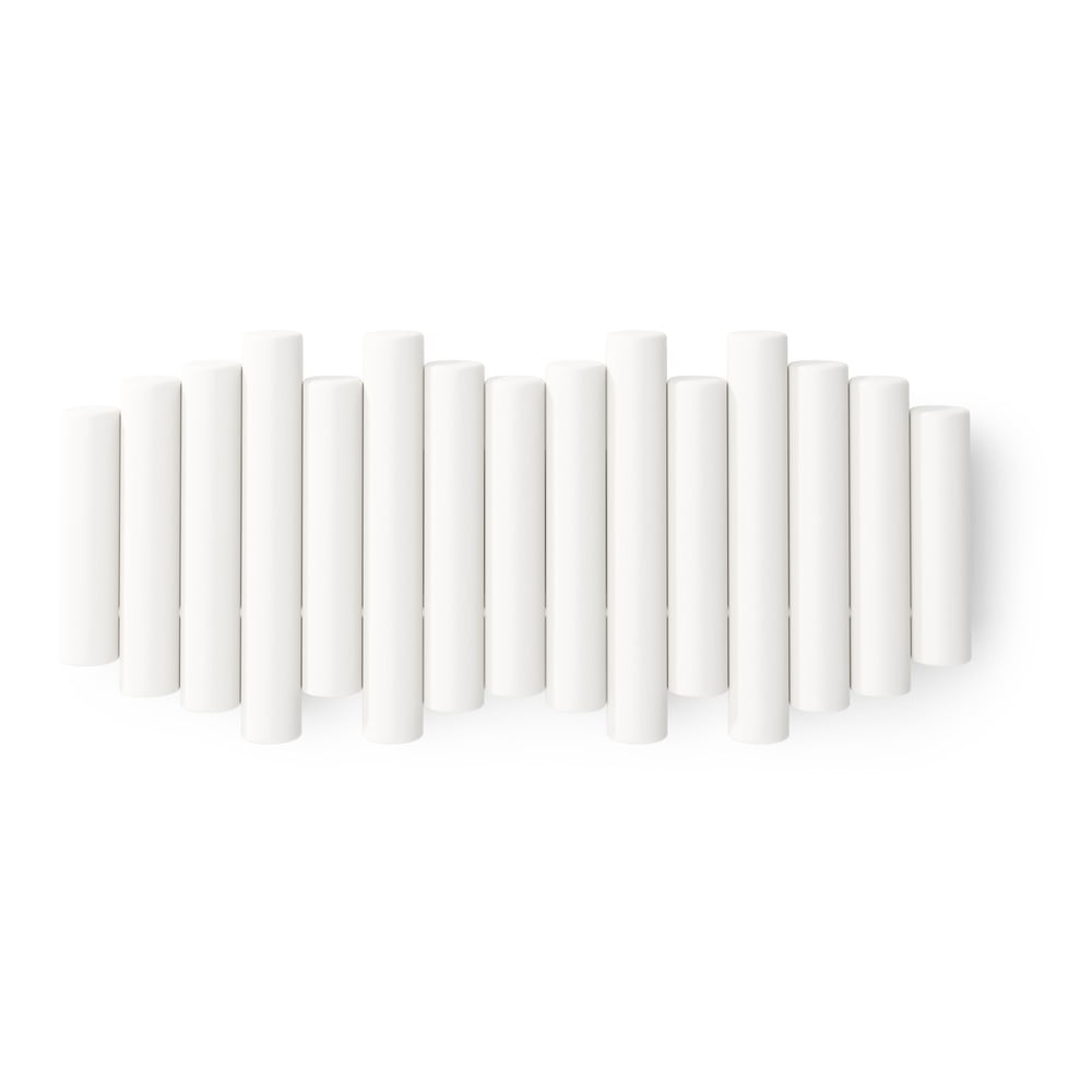 Cuier de perete alb din lemn masiv de pin Picket – Umbra