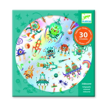 Set 30 autocolante djeco space