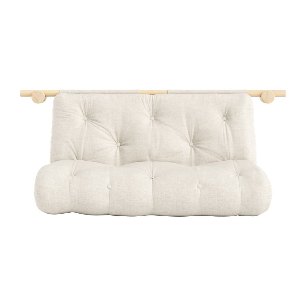 Canapea în culoare naturală extensibilă cu tapițerie din in 135 cm Hooked – Karup Design