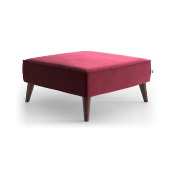 Taburet din catifea my pop design auteuil, roșu