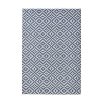 Covor de exterior bougari karo, 160 x 230 cm, albastru