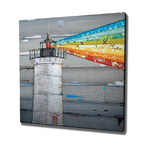 Tablou pe pânză Lighthouse, 45 x 45 cm