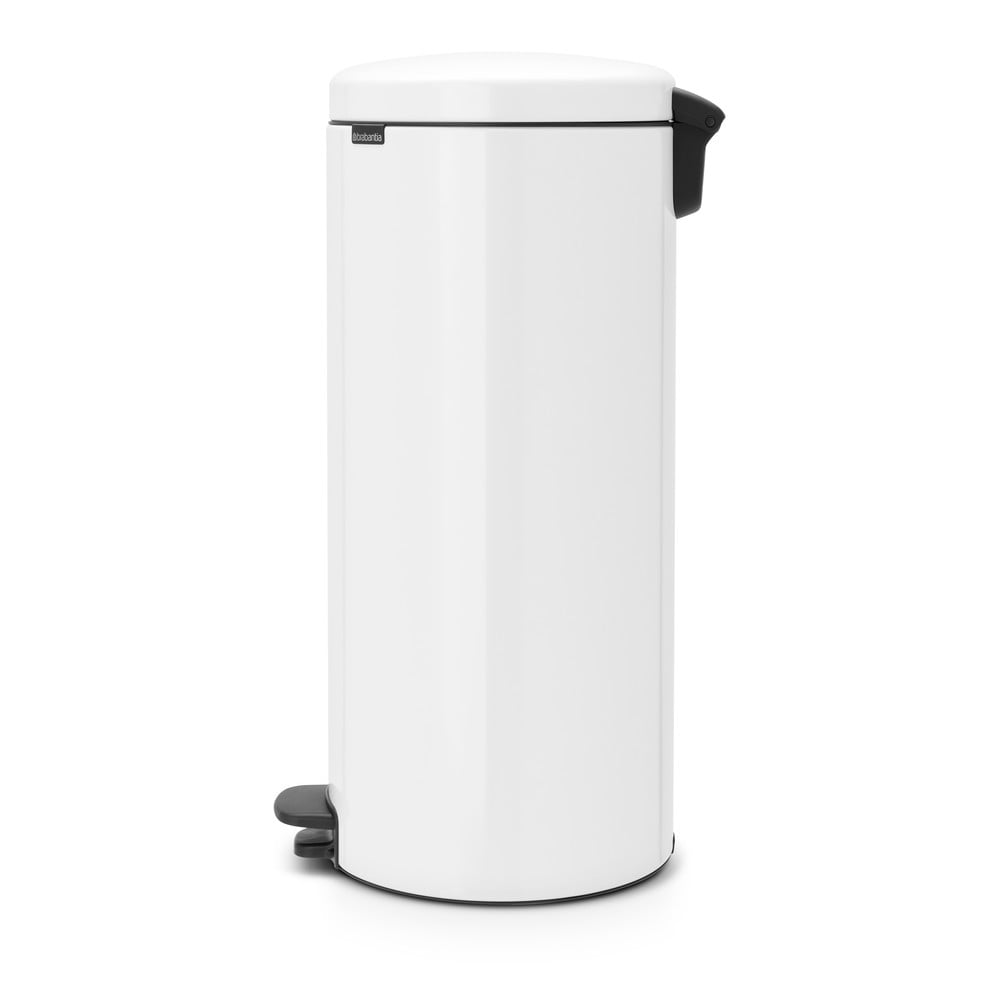 Coș de gunoi alb cu pedală din oțel 30 l NewIcon – Brabantia