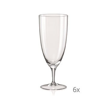Set 6 pahare pentru bere crystalex kate, 380 ml