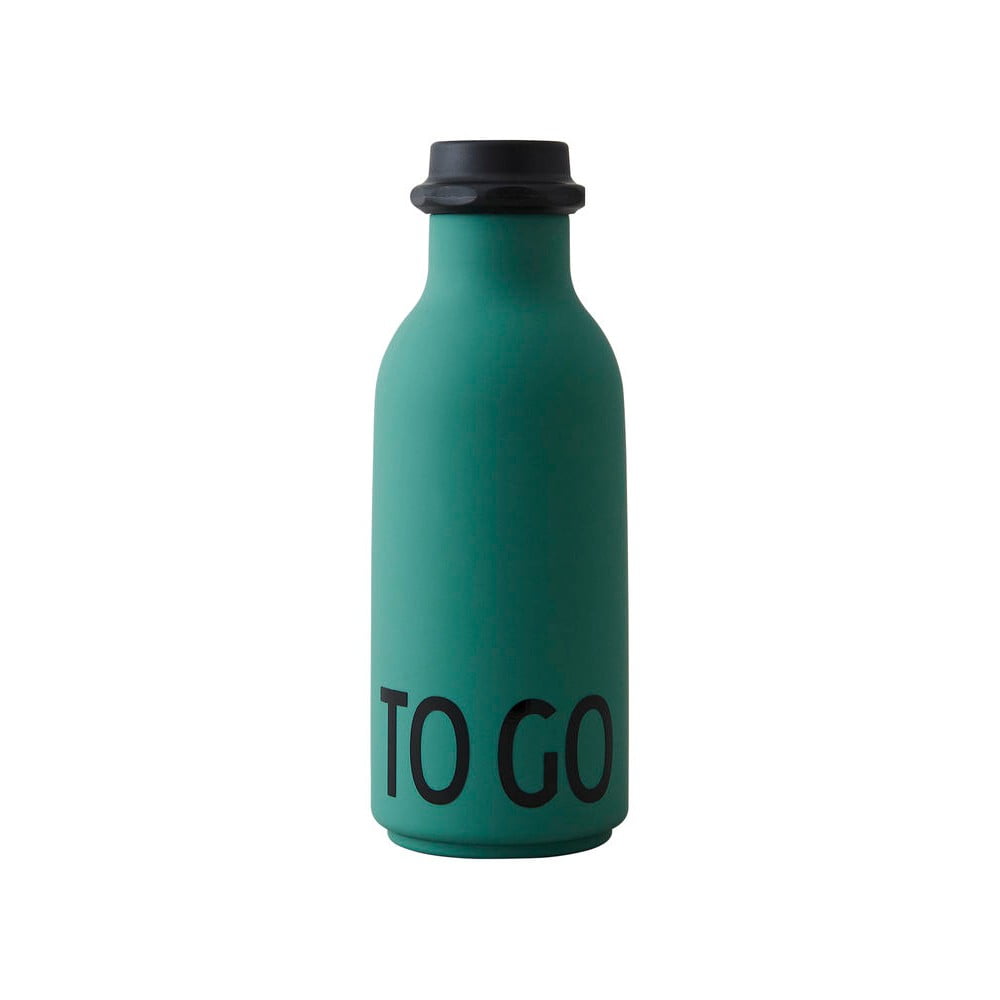 Sticlă pentru apă Design Letters To Go, 500 ml, verde bonami.ro