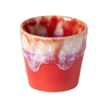 Ceașcă pentru espresso din gresie ceramică costa nova, 90 ml, roșu - alb