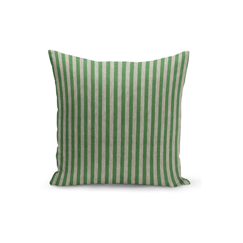 Față de pernă Kate Louise Stripes, 45 x 45 cm, bej-verde bej-verde imagine noua somnexpo.ro