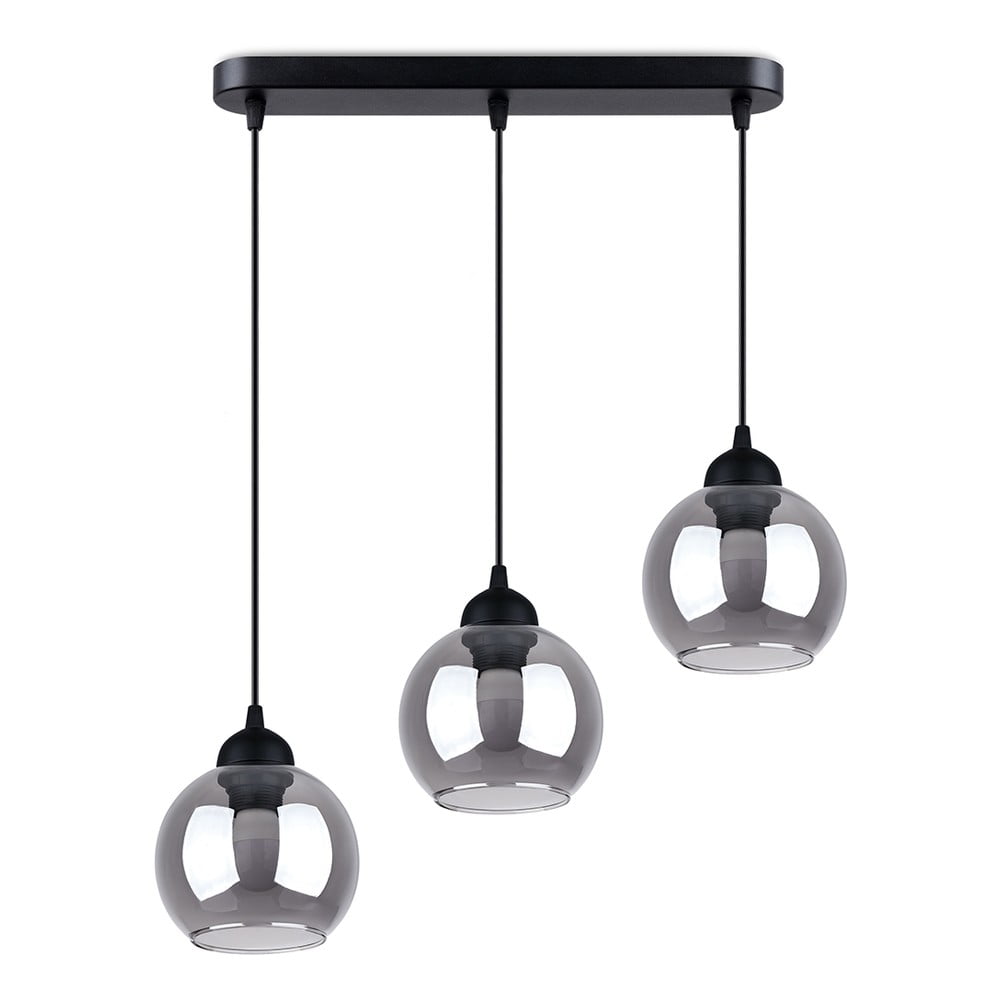  Lustră neagră ø 15 cm Grande – Nice Lamps 