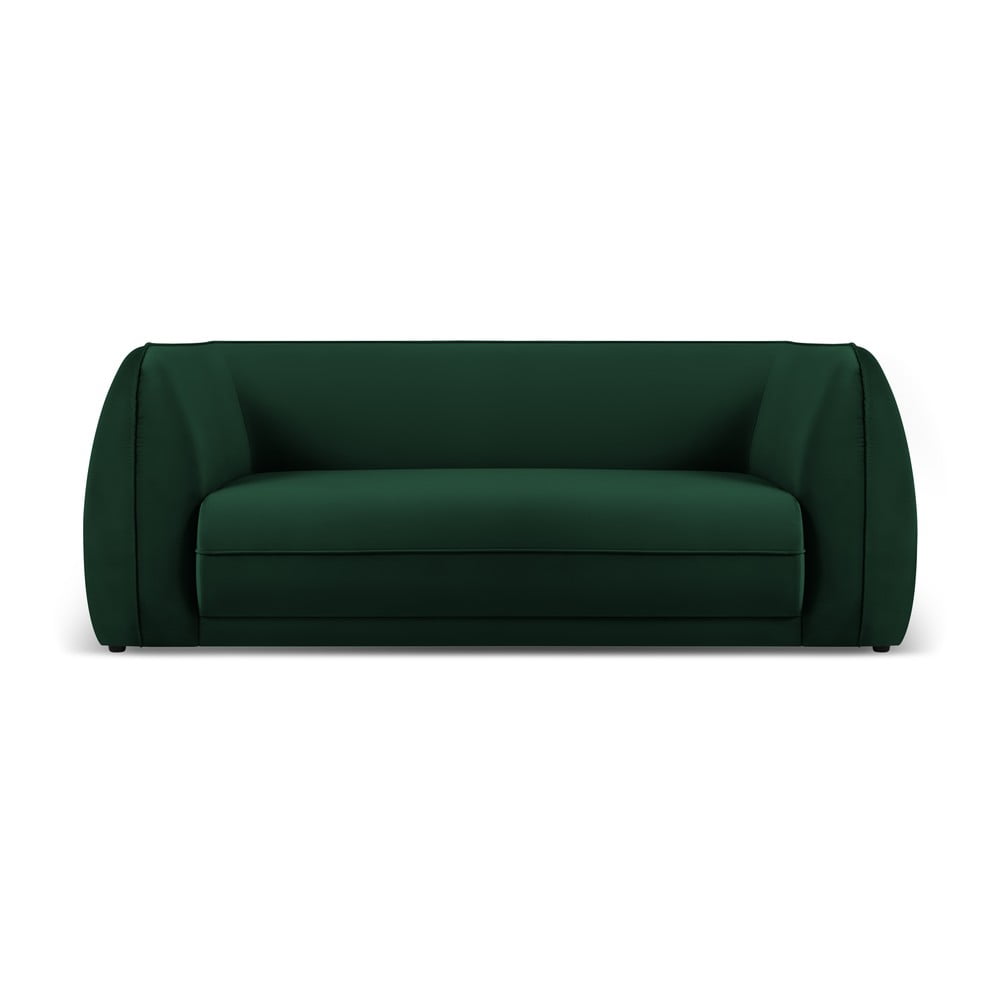 Canapea verde cu tapițerie din catifea 190 cm Lando – Micadoni Home