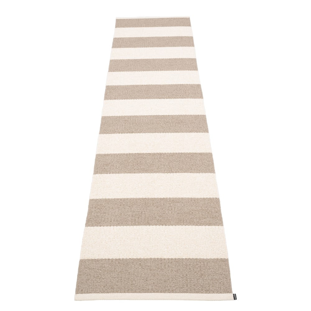 Covor tip traversă pentru interior și exterior bej/crem 70x300 cm Bob Mud Vanilla – Pappelina