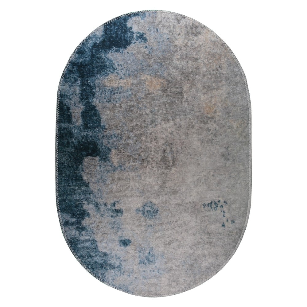 Covor Albastru/gri Lavabil 160×230 Cm – Vitaus