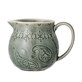 Cană pentru lapte din gresie ceramică bloomingville rani, 400 ml, verde