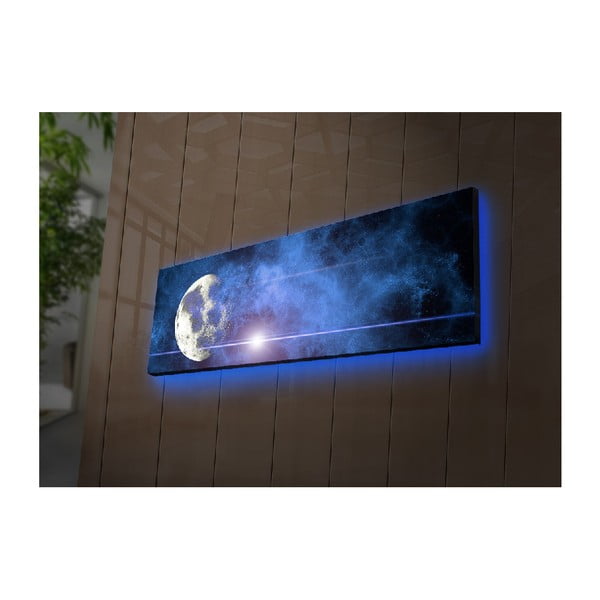 Tablou cu iluminare Ledda Universe , 90 x 30 cm
