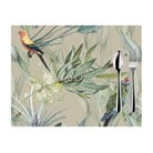 Set 2 suporturi pentru farfurii Mike & Co. NEW YORK Jungle Birds, 33 x 45 cm, bej