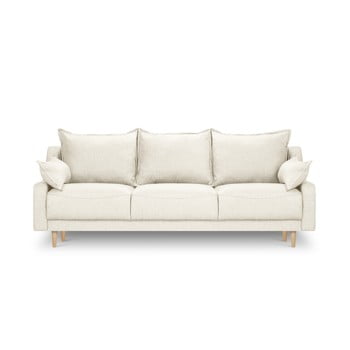 Canapea extensibilă cu spațiu de depozitare mazzini sofas freesia, crem