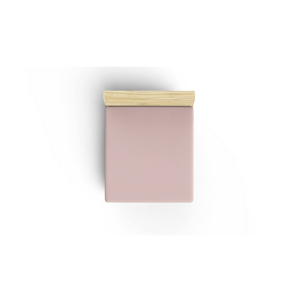 Cearceaf roz din bumbac cu elastic 160×200 cm – Mijolnir 160x200 imagine noua
