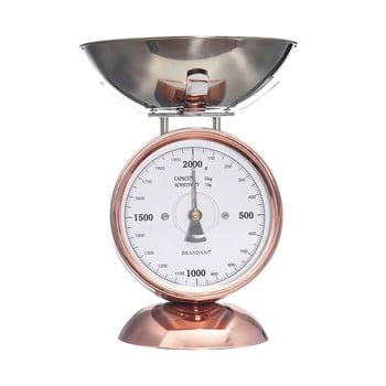 Cântar de bucătărie din inox Brandani Rose Gold