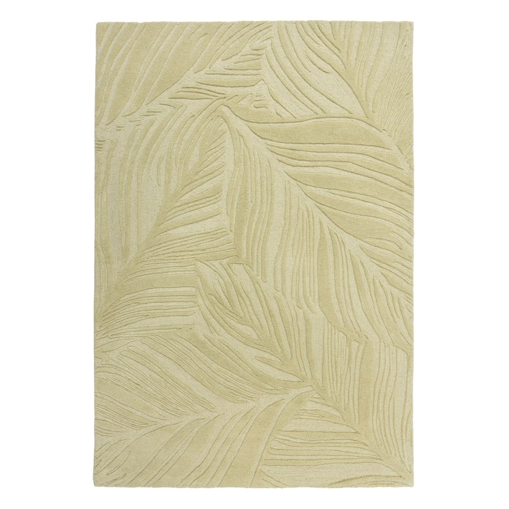 Covor Verde Din Lână 200×290 Cm Lino Leaf – Flair Rugs