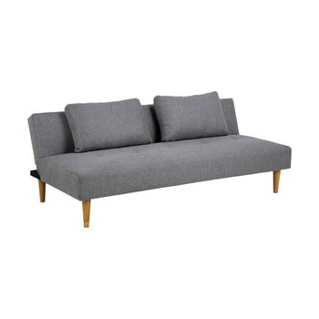 Canapea extensibilă loomi.design matylda, gri deschis