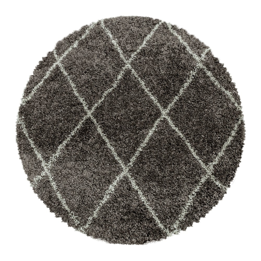 Covor maro rotund ø 80 cm Alvor – Ayyildiz Carpets