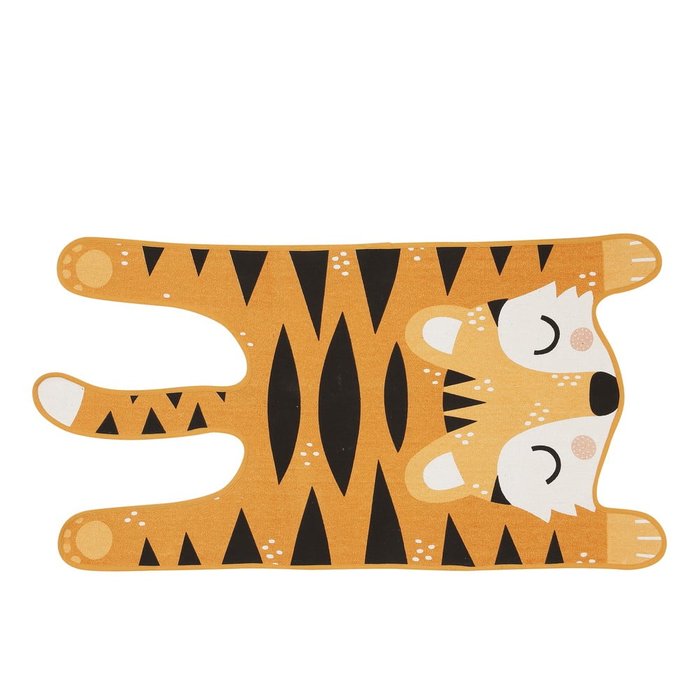 Covor din bumbac pentru copii Södahl Theo Tiger, portocaliu, 62 x 120 cm bonami.ro imagine 2022