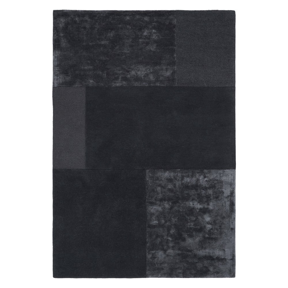 Covor asiatic carpets tate tonal textures, 160 x 230 cm, antracit