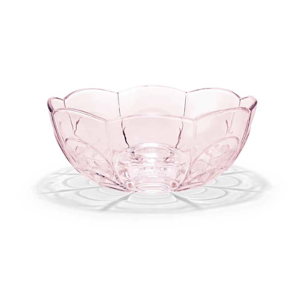 Bol mic roz deschis din sticlă ø 23 cm Lily – Holmegaard bol pret redus