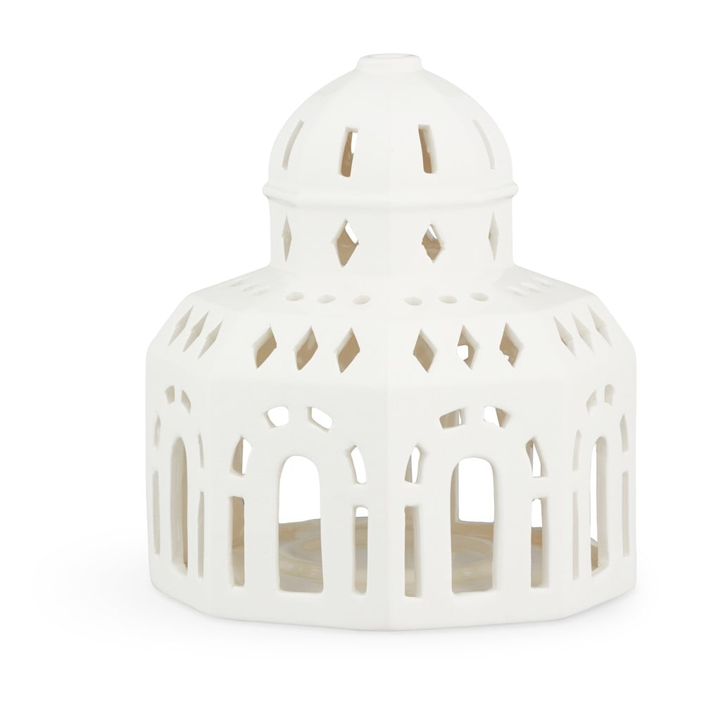 Suport ceramic pentru lumânări de Crăciun Kähler Design Lighthouse, ø 12 cm, alb bonami.ro