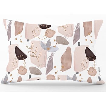 Față de pernă minimalist cushion covers soft color leaves, 35 x 55 cm