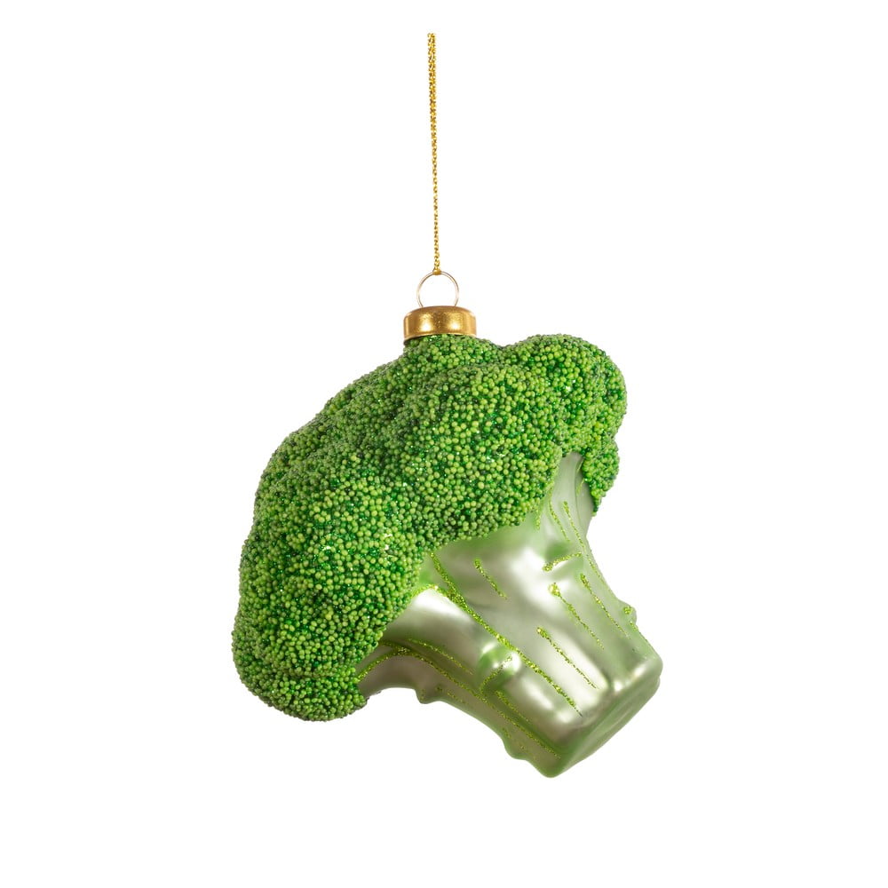 Ornament de Crăciun din sticlă Broccoli – Sass & Belle