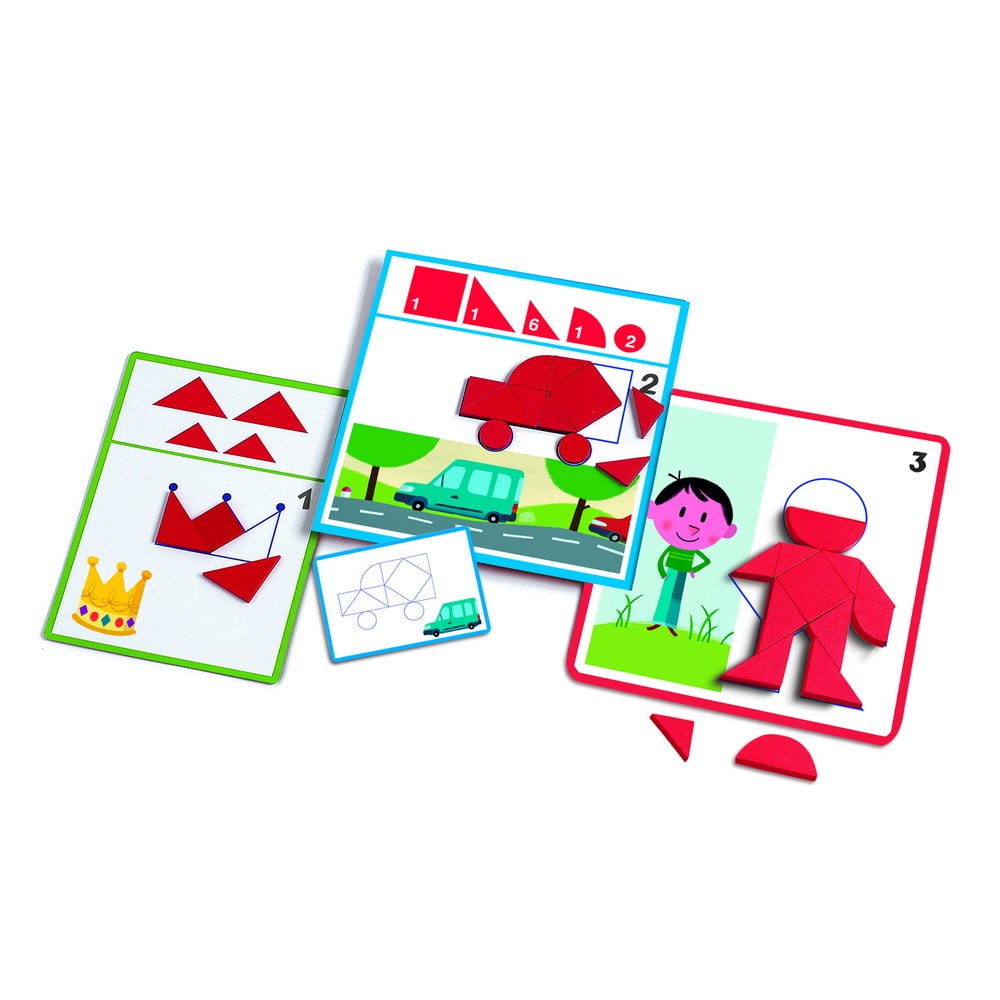 Joc pentru copii Djeco Shapes bonami.ro imagine 2022