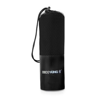 Set 2 prosoape cu uscare rapidă decoking ekea, 30 x 50 cm, negru