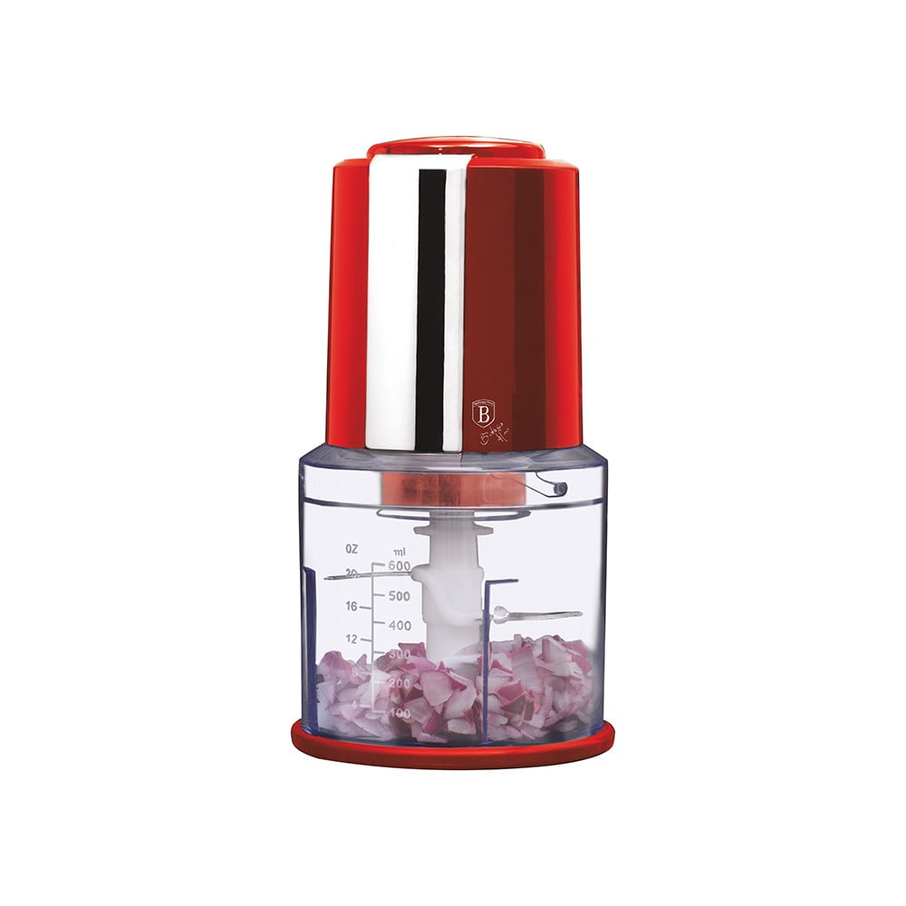 Tocător electric de fructe și legume burgundy metallic line - berlingerhaus