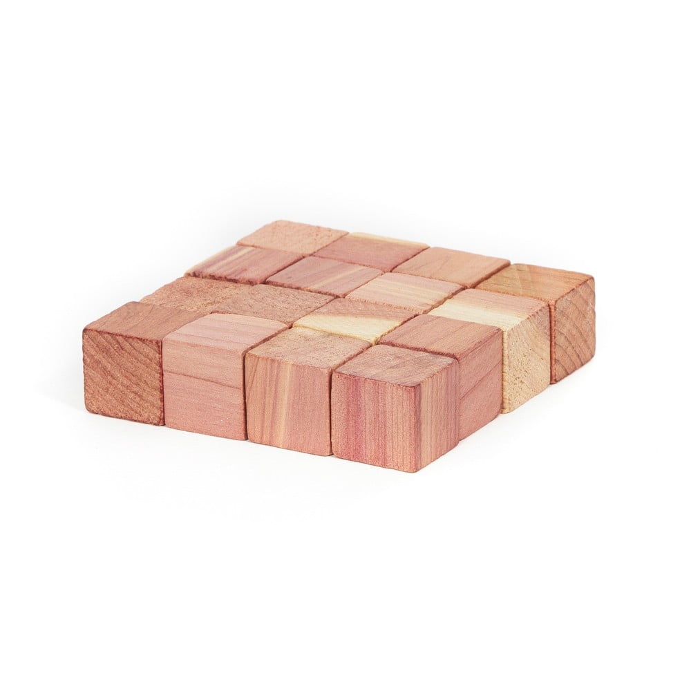 Set 16 cuburi din lemn de cedru pentru dulap Compactor bonami.ro