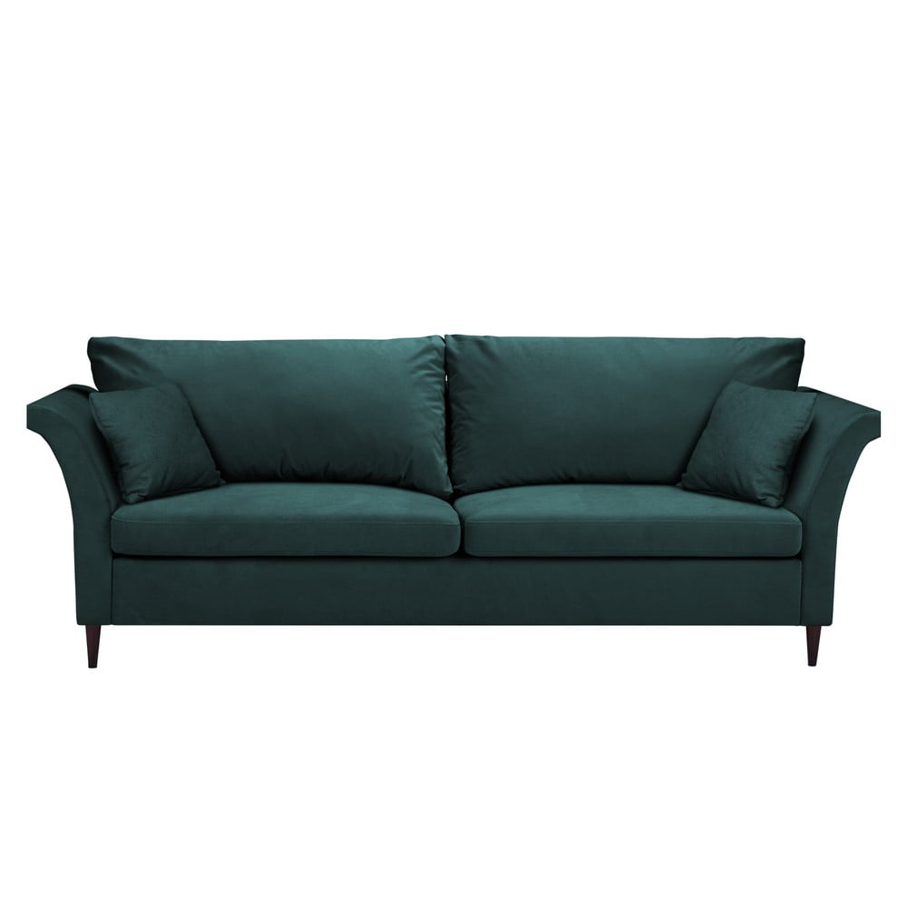 Canapea extensibilă cu spațiu pentru depozitare Mazzini Sofas Pivoine, verde albastru bonami.ro imagine model 2022