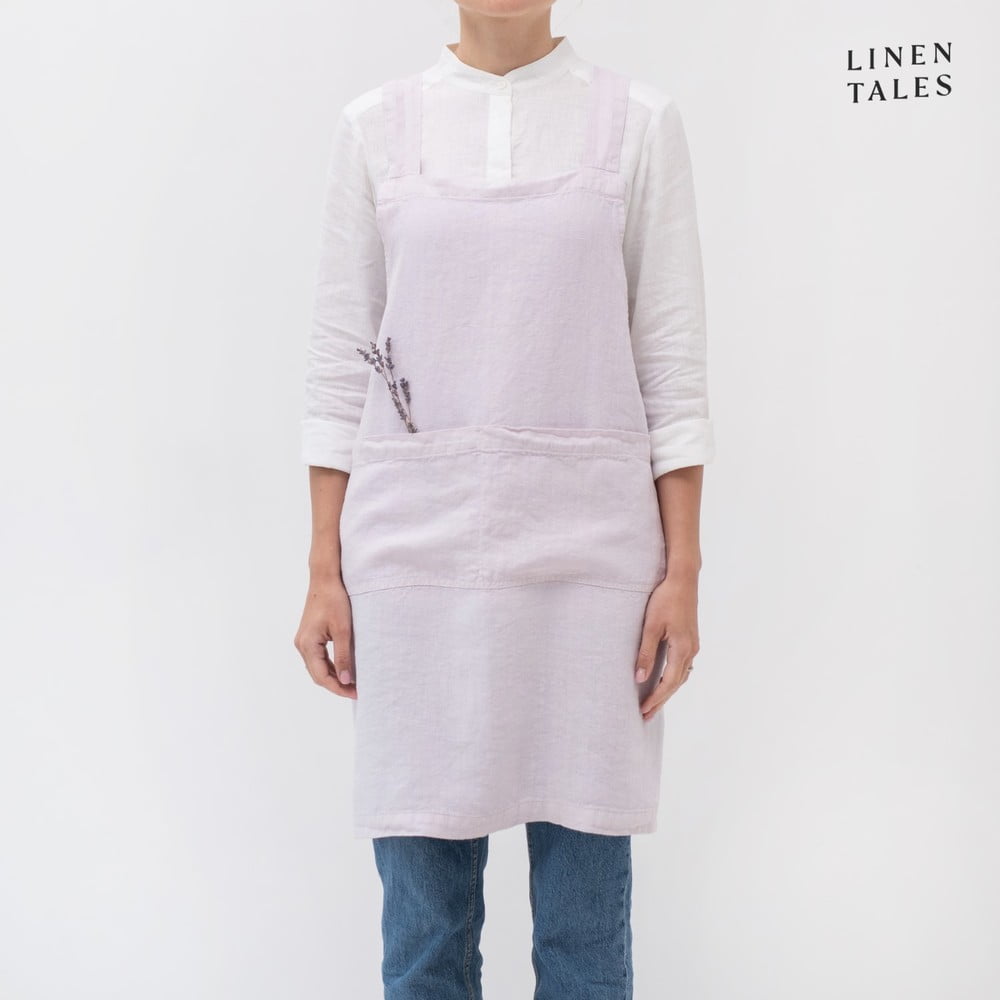 Șorț din in crossback – linen tales
