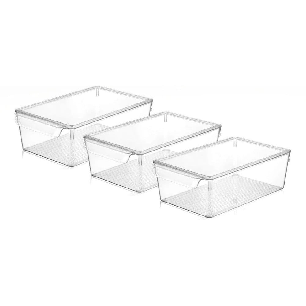 Organizator de frigider 3 buc. din plastic – Hermia