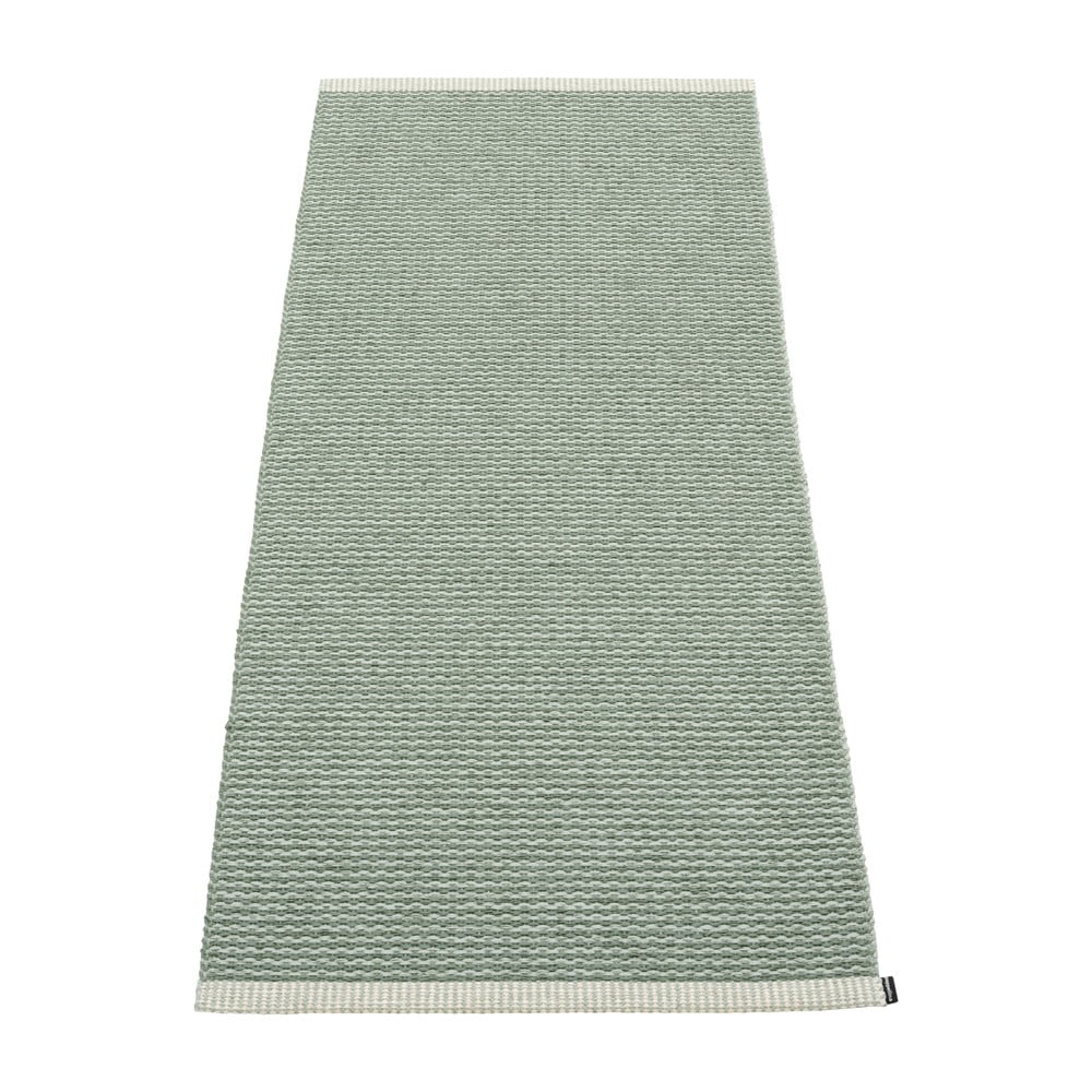 Covor tip traversă pentru interior și exterior verde deschis 60x150 cm Mono Sage Army – Pappelina